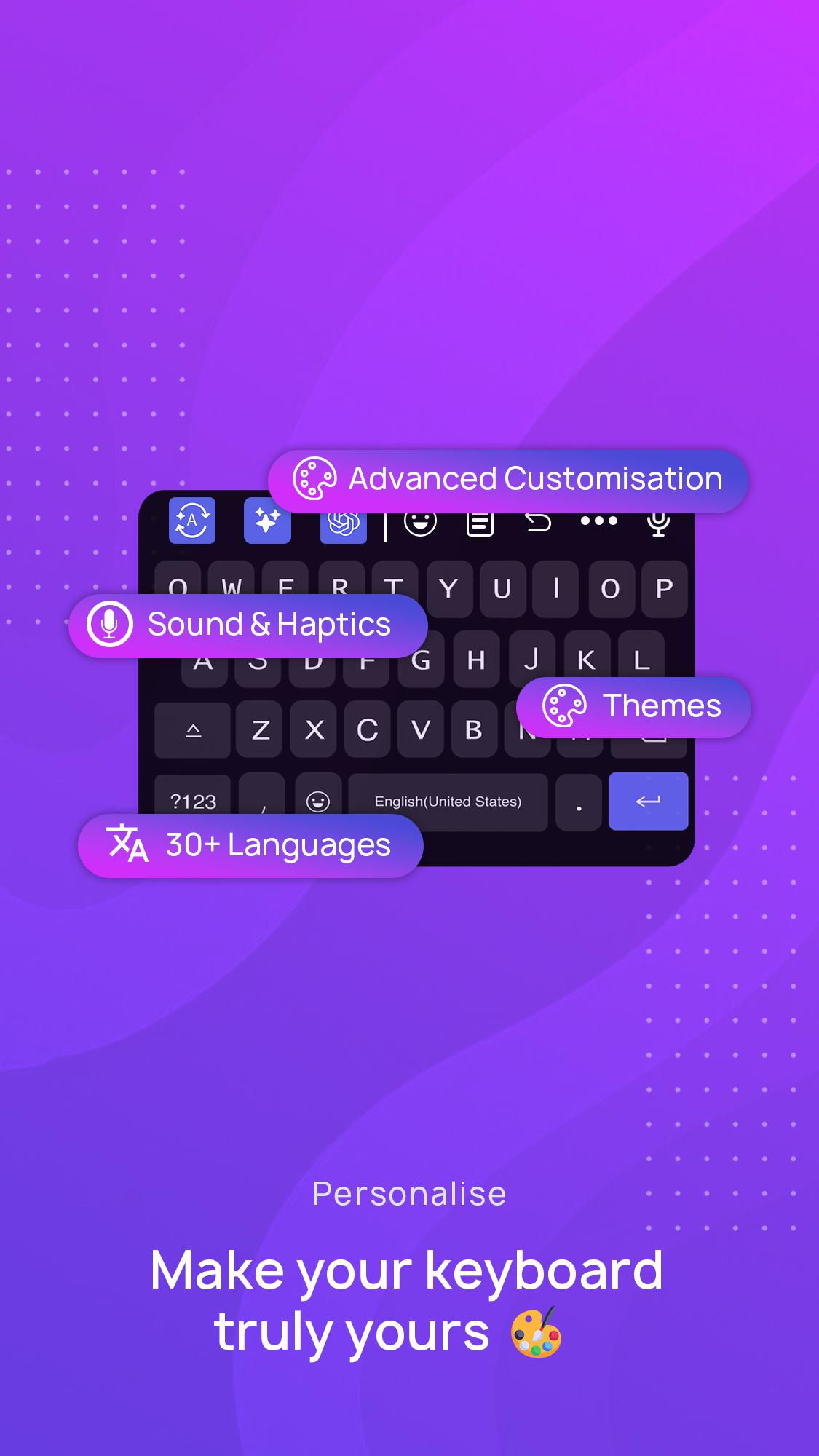  تحميل تطبيق CleverType AI Keyboard